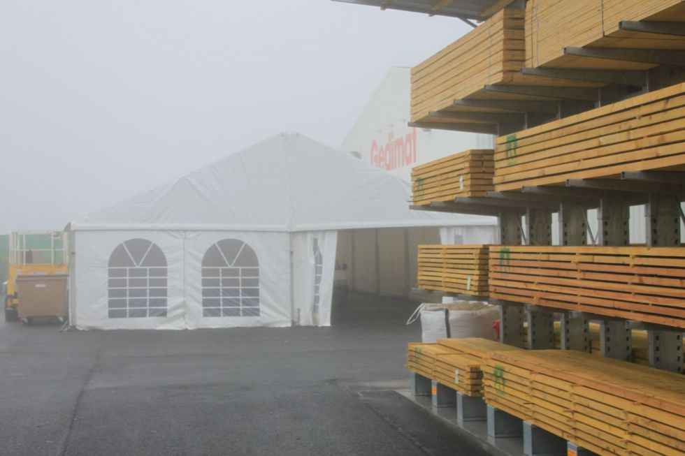 Réservation d'une tente pour inauguration a Totes 76